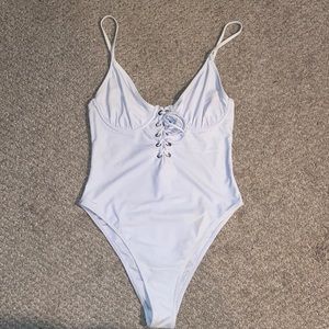 Light blue body suit/ bathing suit Size-S